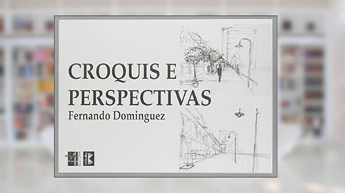 Capa de Croquis e Perspectivas, do autor Fernando Domingues