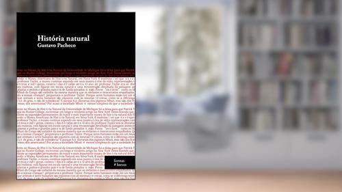 Capa de História natural (Formas Breves), do autor Gustavo Pacheco