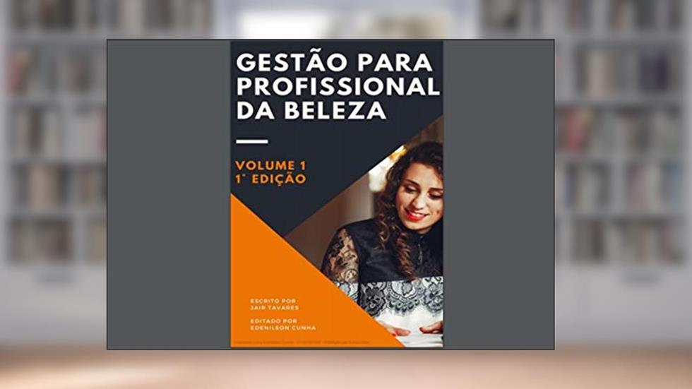 Gestão de Salão de Beleza, do autor Edenilson Cunha