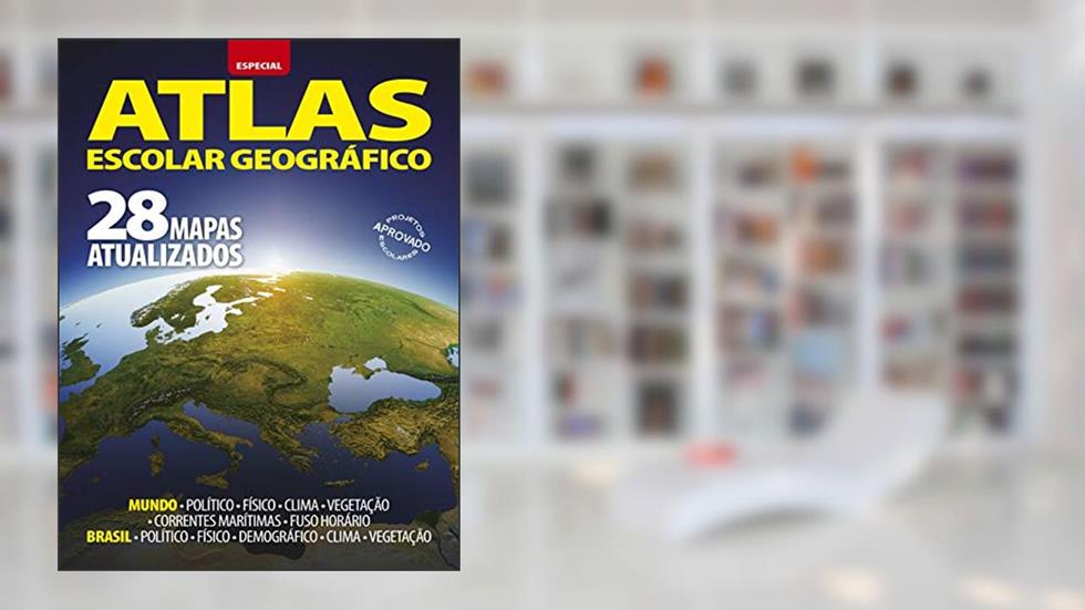 Atlas escolar geográfico - Especial - 28 mapas atualizados, do autor On Line Editora