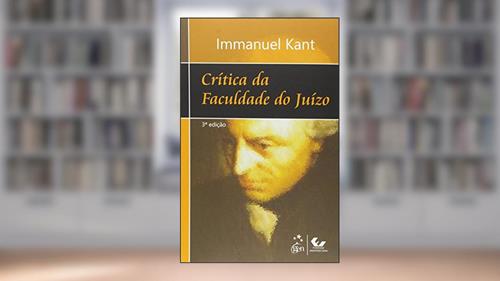 Capa de Crítica da Faculdade do Juízo, do autor Immanuel Kant