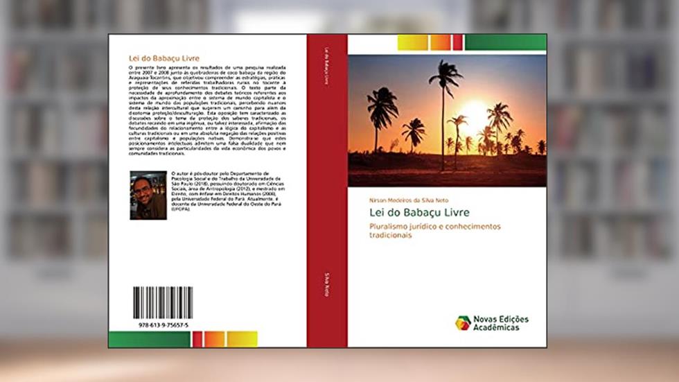 Lei do Babaçu Livre: Pluralismo jurídico e conhecimentos tradicionais, do autor Nirson Medeiros Da Silva Neto