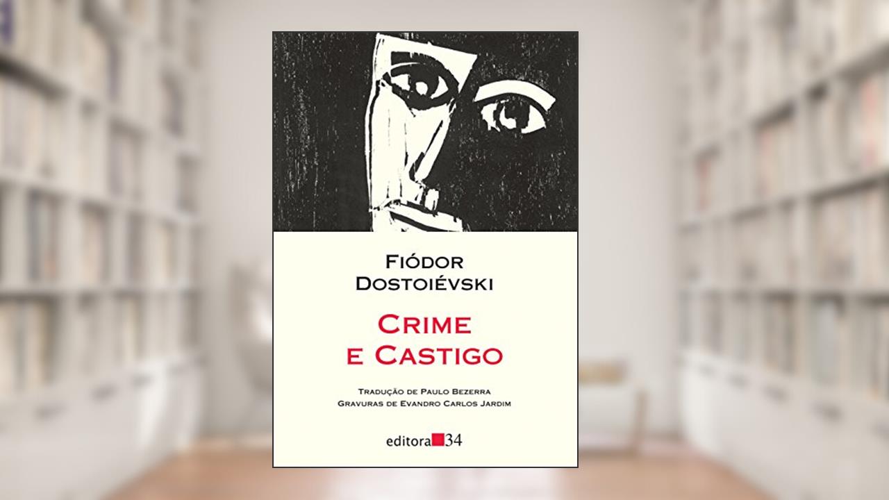Capa de Crime e castigo, do autor Fiódor Dostoiévski