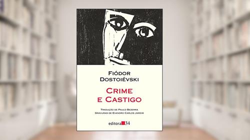 Capa de Crime e castigo, do autor Fiódor Dostoiévski