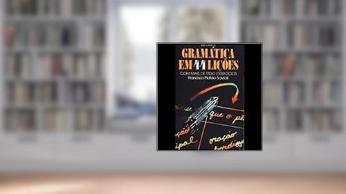 Capa de Gramática em 44 Lições, do autor Francisco Platão Savioli