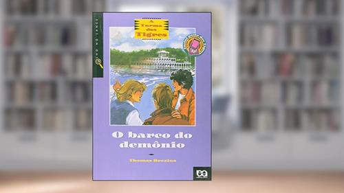 Capa de O Barco do Demônio. Olho no Lance, do autor Thomas Brezina