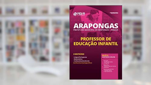 Capa de Apostila Pref Arapongas PR 2020 - Professor de Educ Infantil, do autor Não Informado