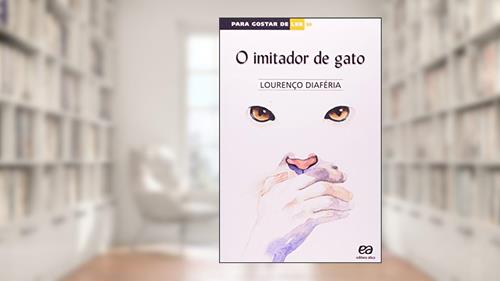 Capa de O imitador de gato, do autor Lourenço Diaféria