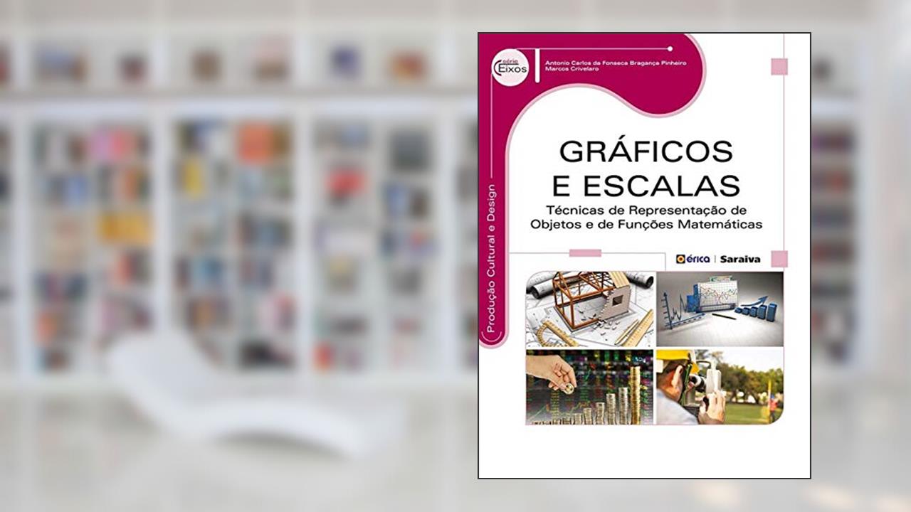 Gráficos e escalas: Técnicas de representação de objetos e de funções matemáticas, do autor Antonio Carlos da Fonseca Bragança Pinheiro e Marcos Crivelaro
