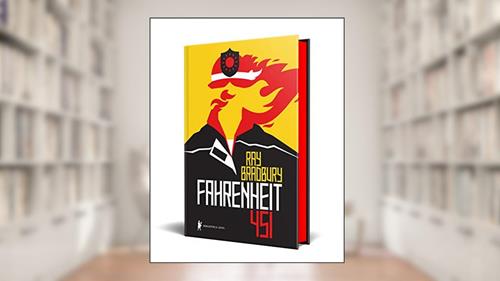 Capa de Fahrenheit 451 - Edição especial, do autor Ray Bradbury