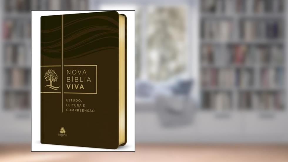 Nova Bíblia Viva - Marrom: Estudo, leitura e compreensão, do autor Hagnos