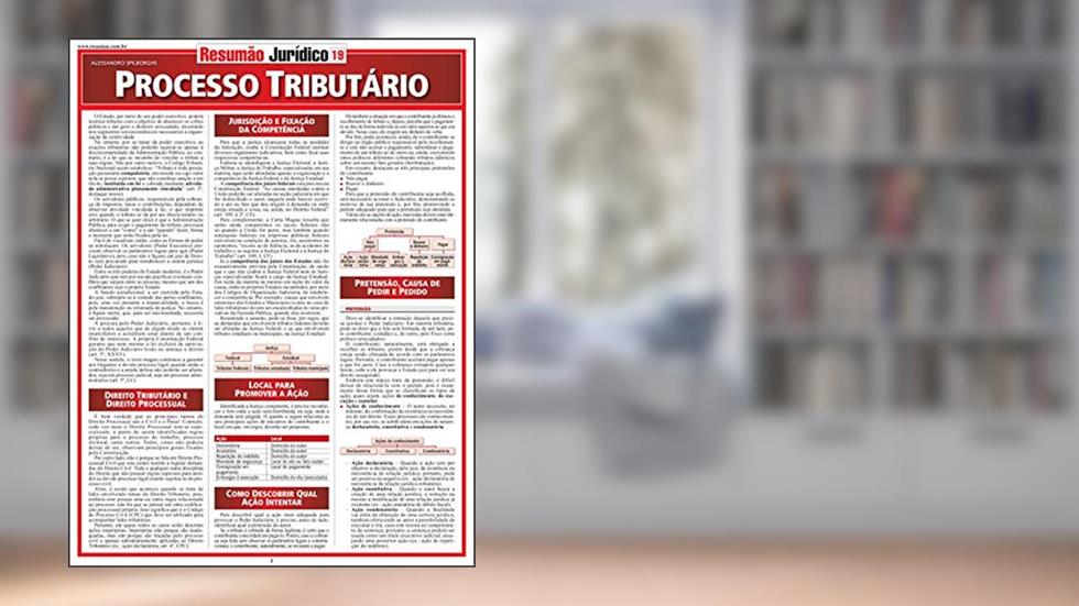 Processo Tributário, do autor Alessandro Spilborghs