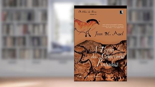 Capa de A terra das cavernas pintadas, do autor Jean M. Auel