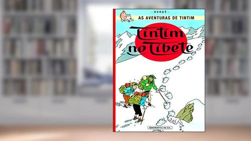 Capa de Tintim - Tintim no Tibete, do autor Hergé