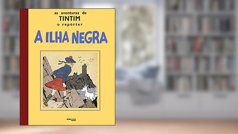A ilha negra, do autor Hergé
