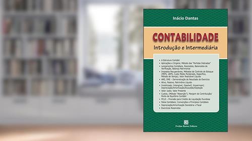 Capa de Contabilidade - introdução e intermediária, do autor Inácio Dantas