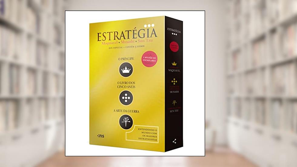 Box O Essencial da Estratégia - 3 Volumes, do autor Miyamoto Musashi; Sun Tzu; Nicolau Maquiave