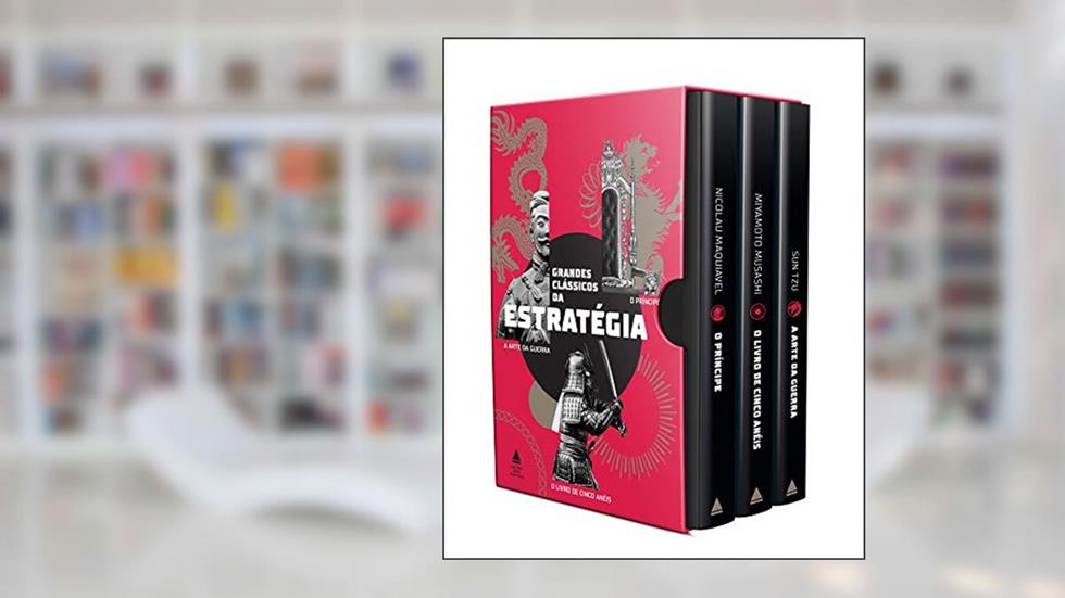 Box Grandes clássicos da estratégia, do autor Miyamoto Musashi; Sun Tzu; Nicolau Maquiavel