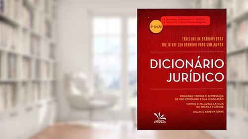 Capa de Dicionário Jurídico, do autor Thais Hae Ok Brandini Park