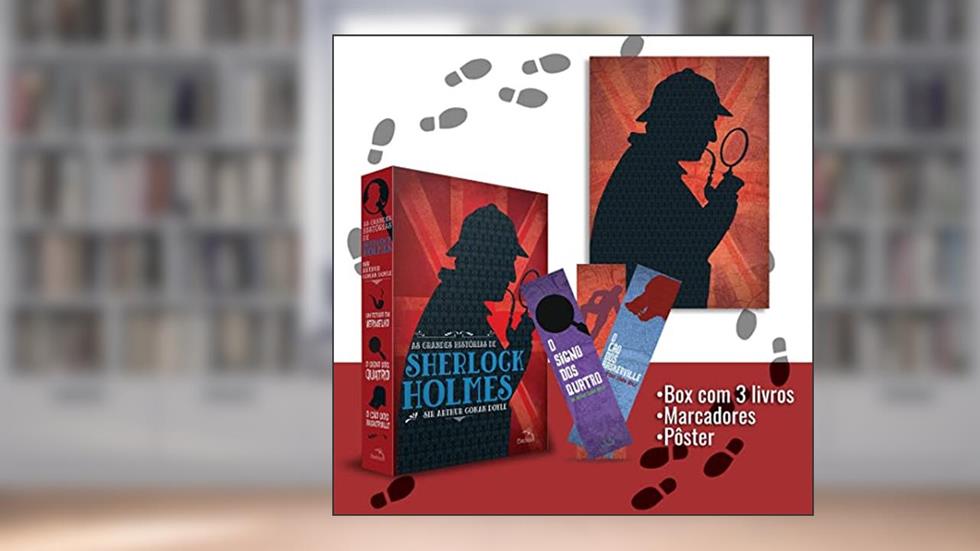 Box - As Grandes Histórias De Sherlock Holmes - 3 Volumes, do autor Arthur Conan Doyle
