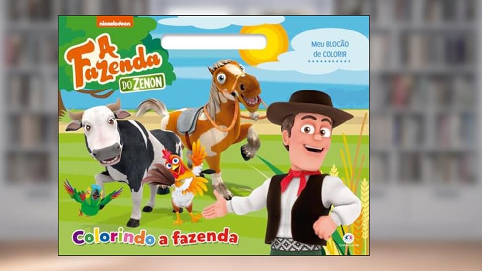A Fazenda do Zenon - Colorindo a fazenda, do autor Karina Freitas