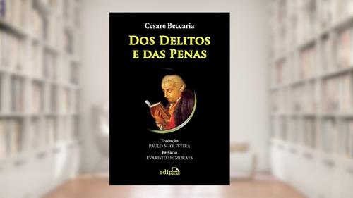 Capa de Dos Delitos e das Penas, do autor Cesare Beccaria