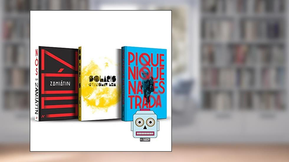 Ficção Científica do Leste Europeu + Brinde (Adesivo Sci - Fi) - Kit, do autor Ievguêni Zamiátin; Stanislaw Lem