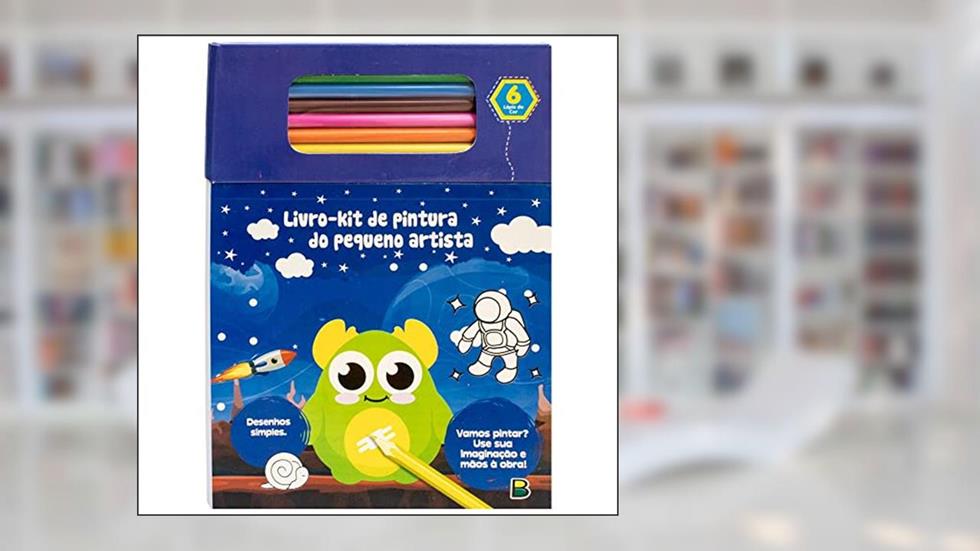 Livro de Pintura do Pequeno Artista: Azul, do autor Brijbasi Art Press Ltd