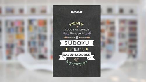 Capa de O melhor livro de quebra-cabeças de Sudoku para caluniadores (Portuguese Edition), do autor Riddler Books