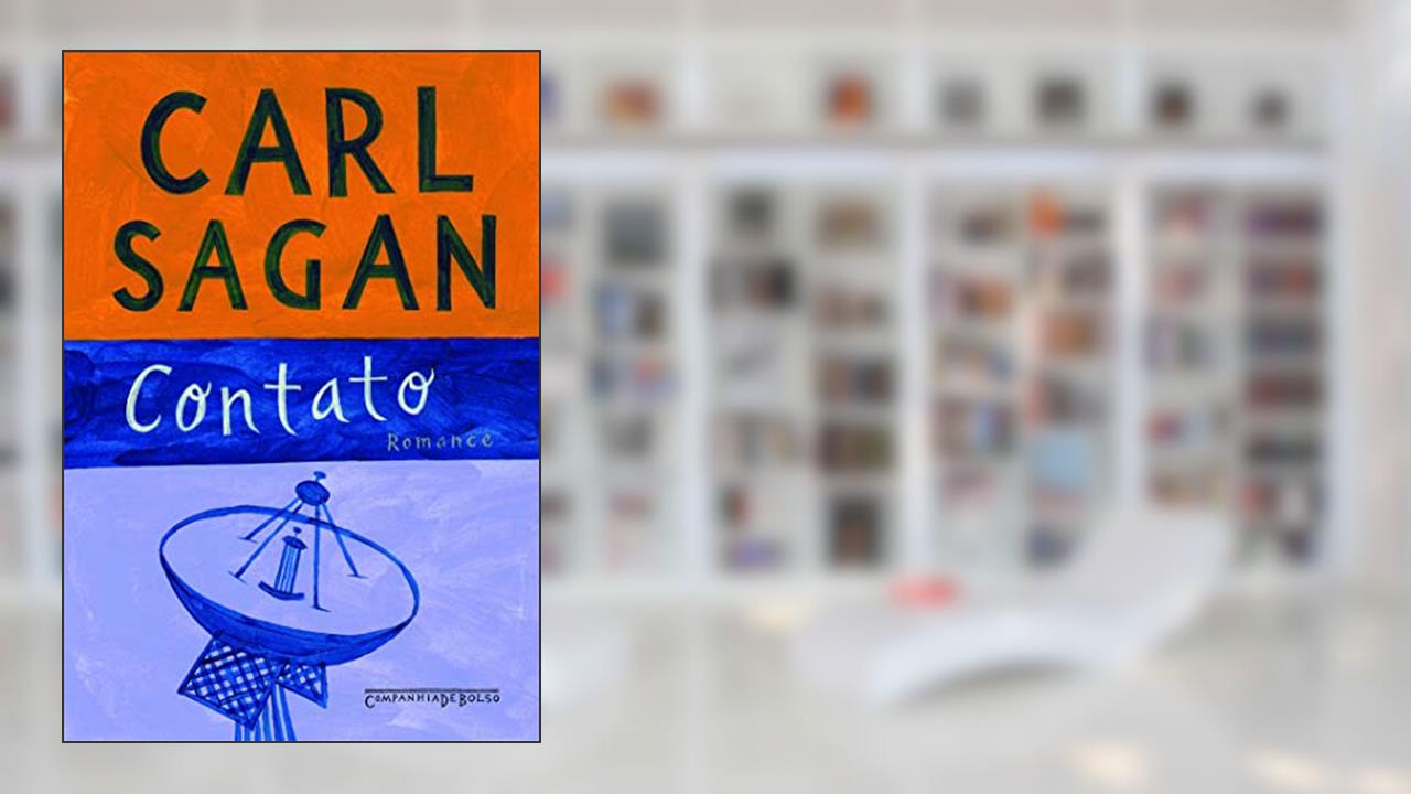 Capa de Contato, do autor Carl Sagan