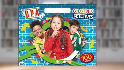 Capa de Detetives do Prédio Azul - Colorindo com os Detetives, do autor Ciranda Cultural