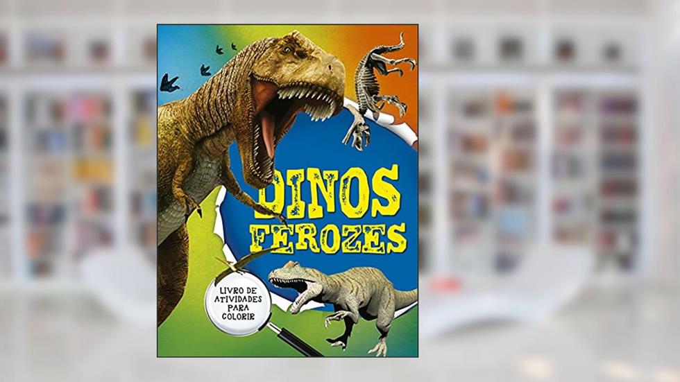 Dinos ferozes - Livro 1: Livro de atividades para colorir: Volume 1, do autor Susaeta Ediciones