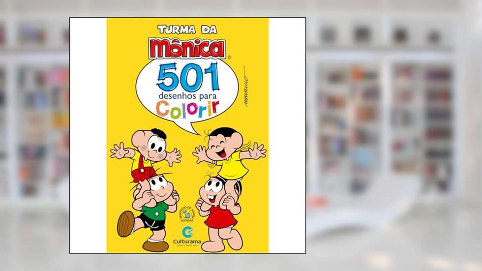 501 Desenhos para Colorir Turma da Mônica, do autor Culturama