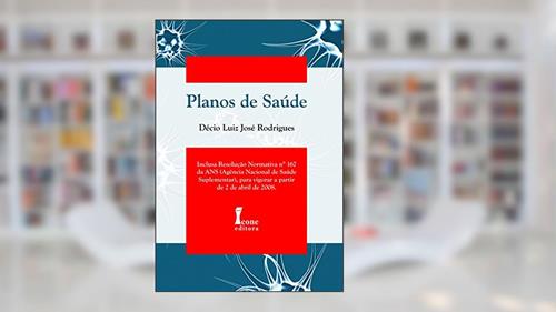 Capa de Planos de Saúde, do autor Décio Luiz José Rodrigues