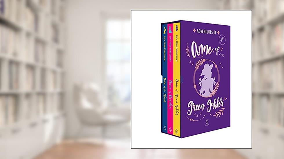 Adventures of Anne of Green Gables - Box com 3 livros. Versão em inglês, do autor Lucy Maud Montgomery