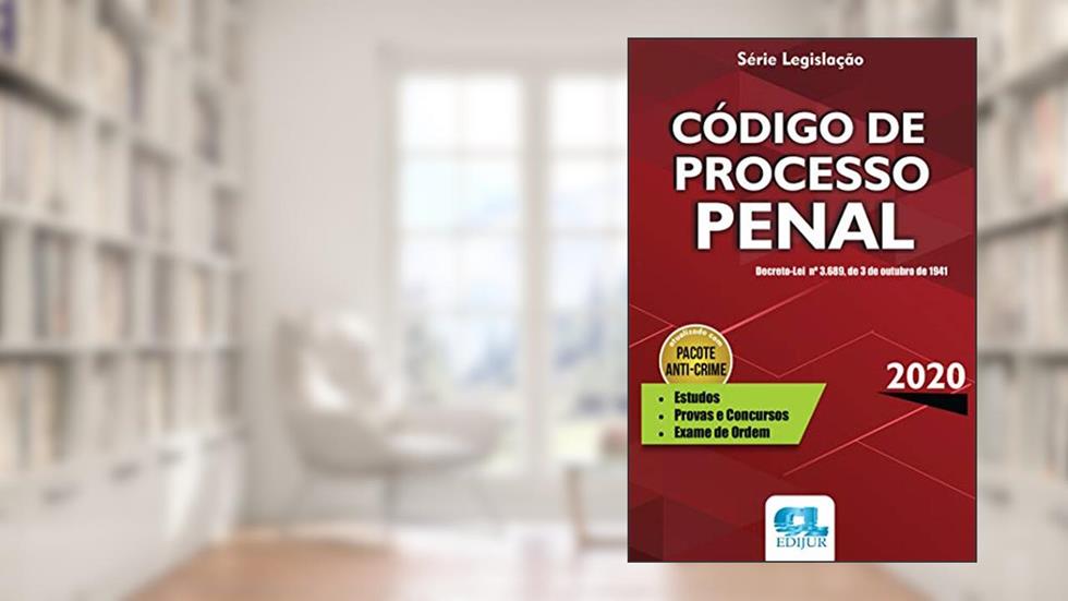 Código De Processo Penal - Série Legislação 2020, do autor Cristiani Tomaz (coord) Venancio