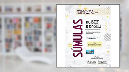Capa de Súmulas do STF e do STJ, do autor Márcio André Lopes Cavalcante