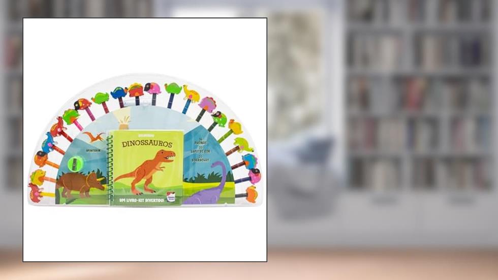 Um livro-kit divertido! Desenhe os Dinossauros, do autor HAPPY BOOKS