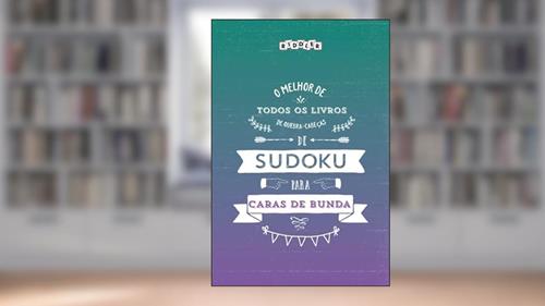 Capa de O melhor livro de quebra-cabeças de Sudoku para caras de bunda (Portuguese Edition), do autor Riddler Books