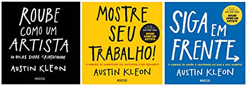Ler Kit Roube Como Um Artista + Mostre o Seu Trabalho + Siga em Frente, do autor Austin Kleon Ler Kit Roube Como Um Artista + Mostre o Seu Trabalho + Siga em Frente, do autor Austin Kleon