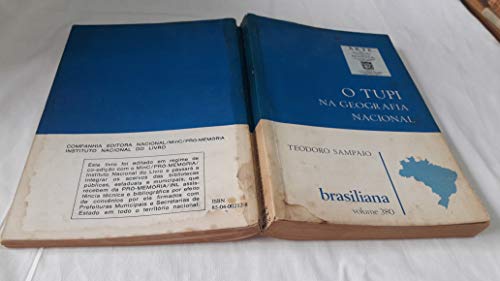 Ler O Tupi Na Geografia Nacional (Brasiliana) (Portuguese Edition), do autor Teodoro Sampaio