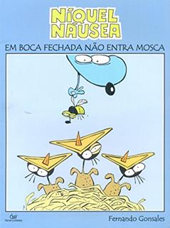 NIQUEL NAUSEA EM BOCA FECHADA, do autor Fernando Gonsales
