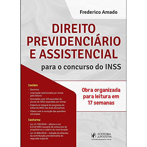 Ler Direito Previdenciário e Assistencial Para o Concurso do INSS, do autor Frederico Amado