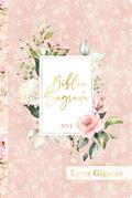 Ler Bíblia Sagrada NVI - Letra Gigante - Flores rosa, do autor João Ferreira Almeida