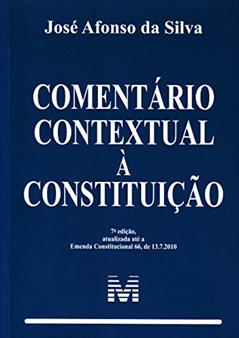 Comentario Contextual A Constituição, do autor Jose Afonso da Silva