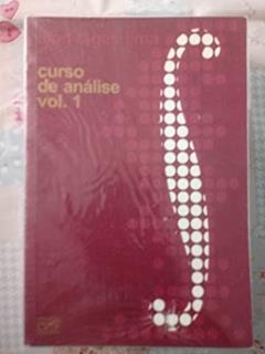 Curso De Analise - Vol.1, do autor Elon Lages Lima