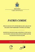 Ler Documentos Pontifícios 45 - Patris Corde - por Ocasião do 150º Aniversário da Declaração de São José Como Padroeiro Universal da Igreja, do autor Vários Autores Ler Documentos Pontifícios 45 - Patris Corde - por Ocasião do 150º Aniversário da Declaração de São José Como Padroeiro Universal da Igreja, do autor Vários Autores
