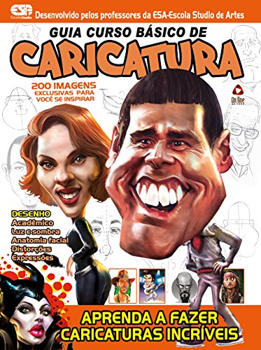 Ler Guia Curso Básico de Caricatura 01, do autor On Line Editora Ler Guia Curso Básico de Caricatura 01, do autor On Line Editora