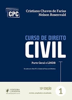 Curso de Direito Civil: Parte Geral e LINDB (Volume 1), do autor Cristiano Chaves de Farias; Nelson Rosenvald