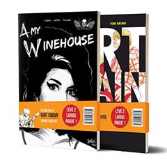 Kit Clube dos 27: Amy Winehouse e Kurt Cobain, do autor Cristoph Goffette; Patrick Eudeline; Diego de Kerchove; Javi Fernandez; Danilo Deninotti; Toni Bruno